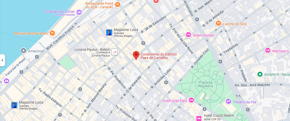 Localização do Escritório em Belém, Pará